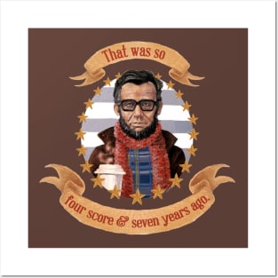 Hipster Lincoln Posters and Art